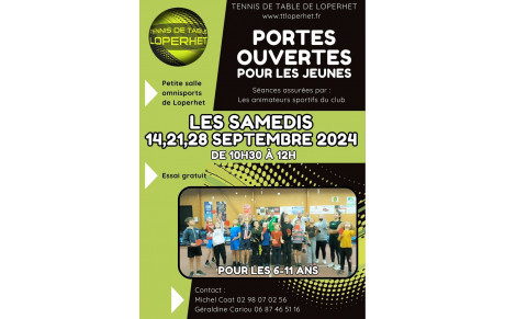 Portes ouvertes pour les jeunes