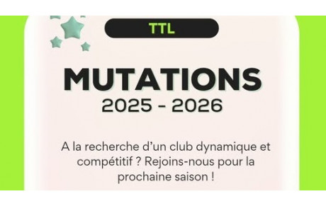 Mutations 2025-2026