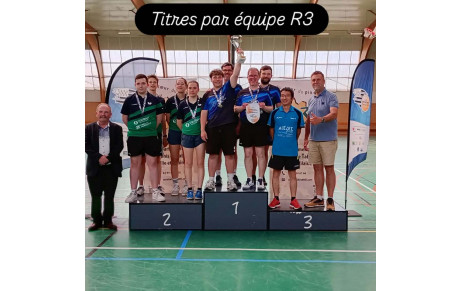 R3 vice-championne par équipe de Bretagne