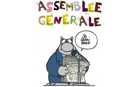 Assemblé Générale : le samedi 27 juin à 18h00
